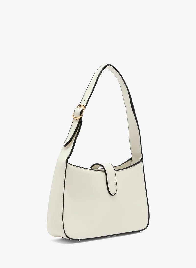 ELLA Classic Shoulder Bag With Gold Accent